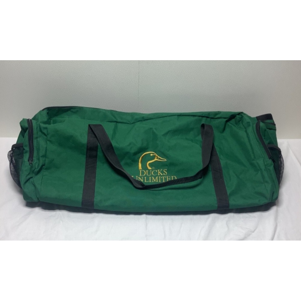 Ducks Unlimited Green Duffel Bag XL Logo embroidered